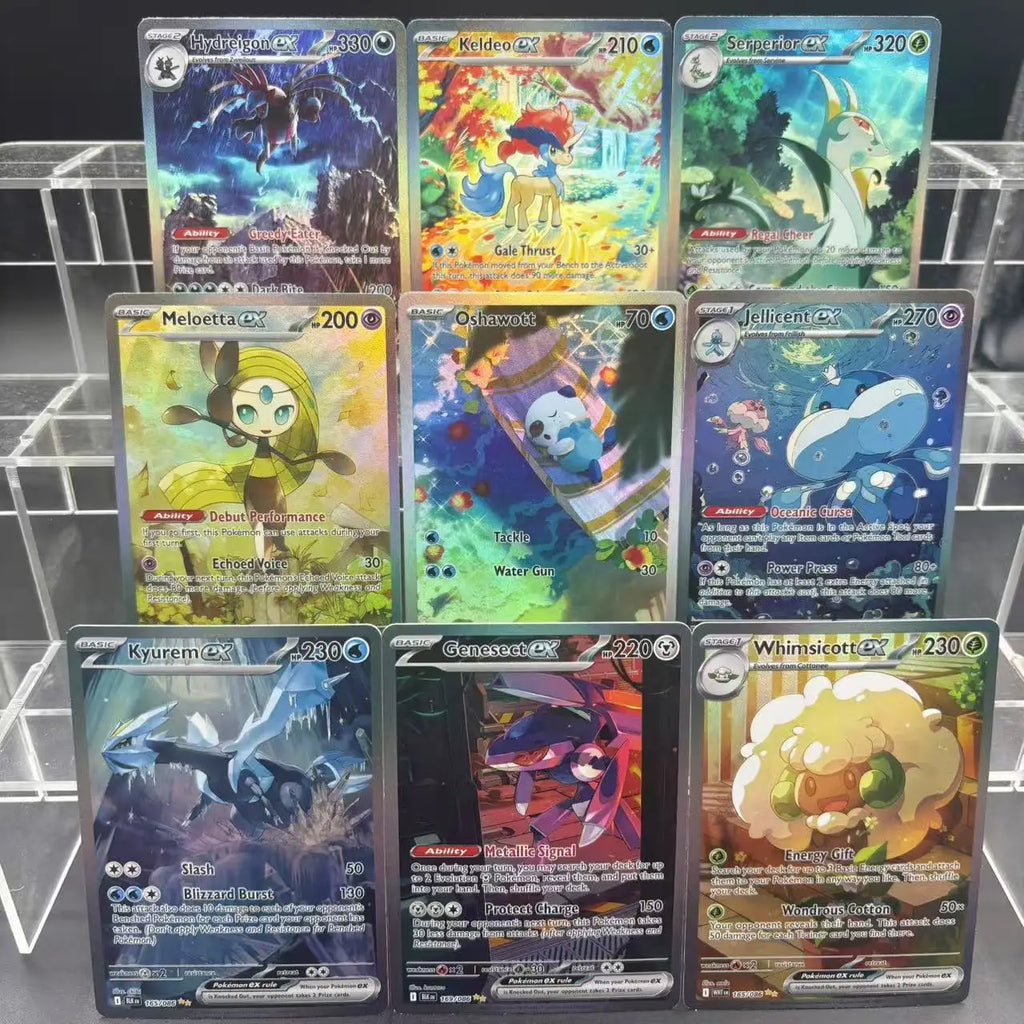 DIY PTCG Collection Cards Zekrom Reshiram ex Victini Seismitoad Self Made Single Card Classic Game Anime Card Gift Toy