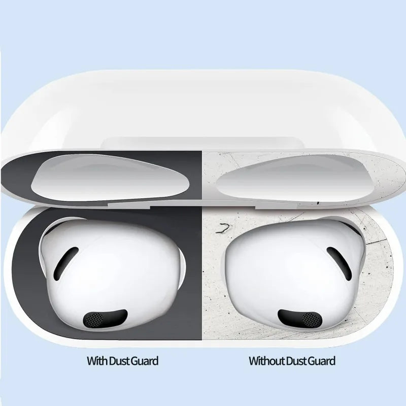 Metal Dustproof Film for Airpods Pro 3 Guard Sticker Anti-Scratch Protectors Decal Ultra Thin for Airpod Pro3 Case Accessories