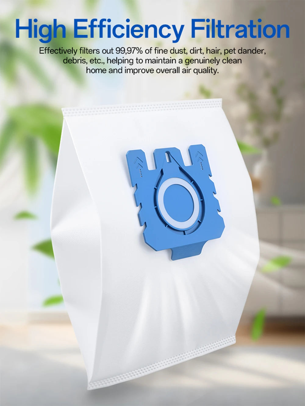 3D Airclean Bags Replacement for Miele GN Vacuum Cleaner Bags Classic C1 Complete C1 C2 C3 S227 S240 S270 S400 S2 S5 S8 Series