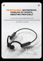 Lenovo New Real Bone Conduction Sport Headphone Wireless Earphone Bluetooth-compatible Headset Hands-free With Mic For Running