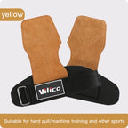 2Pcs Gym Gloves Fitness Hand Palm Protection Equipment Anti Slip Wear-resistant Wrist Protection Hard Pull Grip Strength Gloves