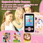 Children Phone Camera Toys Mp3 Music Player Puzzle Games Tooddler Leaning Toys for Girls Boys Age 3-10 Birthday Gifts With 32G