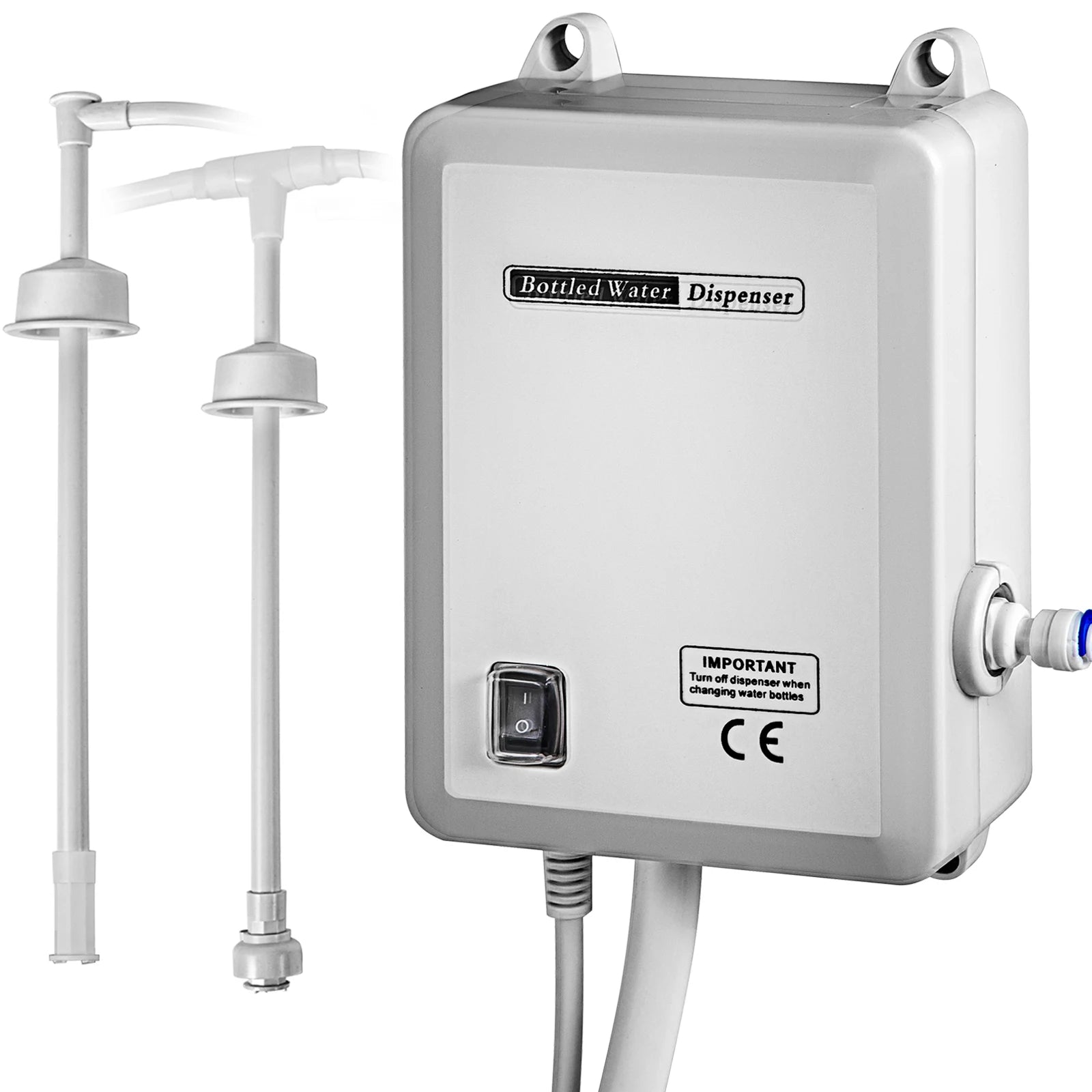 SucceBuy Bottled Water Dispensing Pump w/PE Pipe 1 Gal/MIN 40 PSI for Coffee Tea Machine Water Dispenser Refrigerator Ice Maker