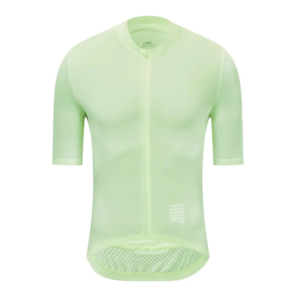 YKYWBIKE Men's Classic Cycling Jersey Summer Bicycle Pro Team Short Sleeve Shirt Cycling Maillot Road Bike Breathable Clothing