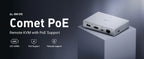 GL.iNet Comet PoE (GL-RM1PE) Internet Remote KVM, PoE/Type-C power, 4K@30Fps, 32GB EMMC, Tailscale, power mgmt, for KVM Switche