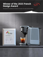 HiBREW 6 in 1 Multiple Capsule Coffee Machine Hot/Cold DG Nes Capsule ESE Pod Tea Basket Ground Coffee Cafeteria 20Bar H6