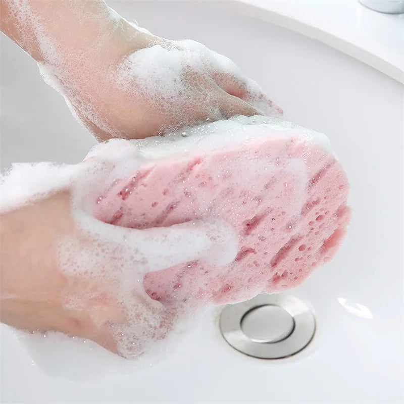 1PC Sponge Bath Ball Shower Rub For Whole Body Exfoliation Massage Brush Scrubber Body Brush Sponge Brush Bathroom Accessories