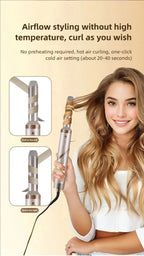 5 in 1 Handle Foldable Hair Dryer Portable Multifunctional Home Hair Dryer Negative Ion Hair Care Curling Iron Personal Styling