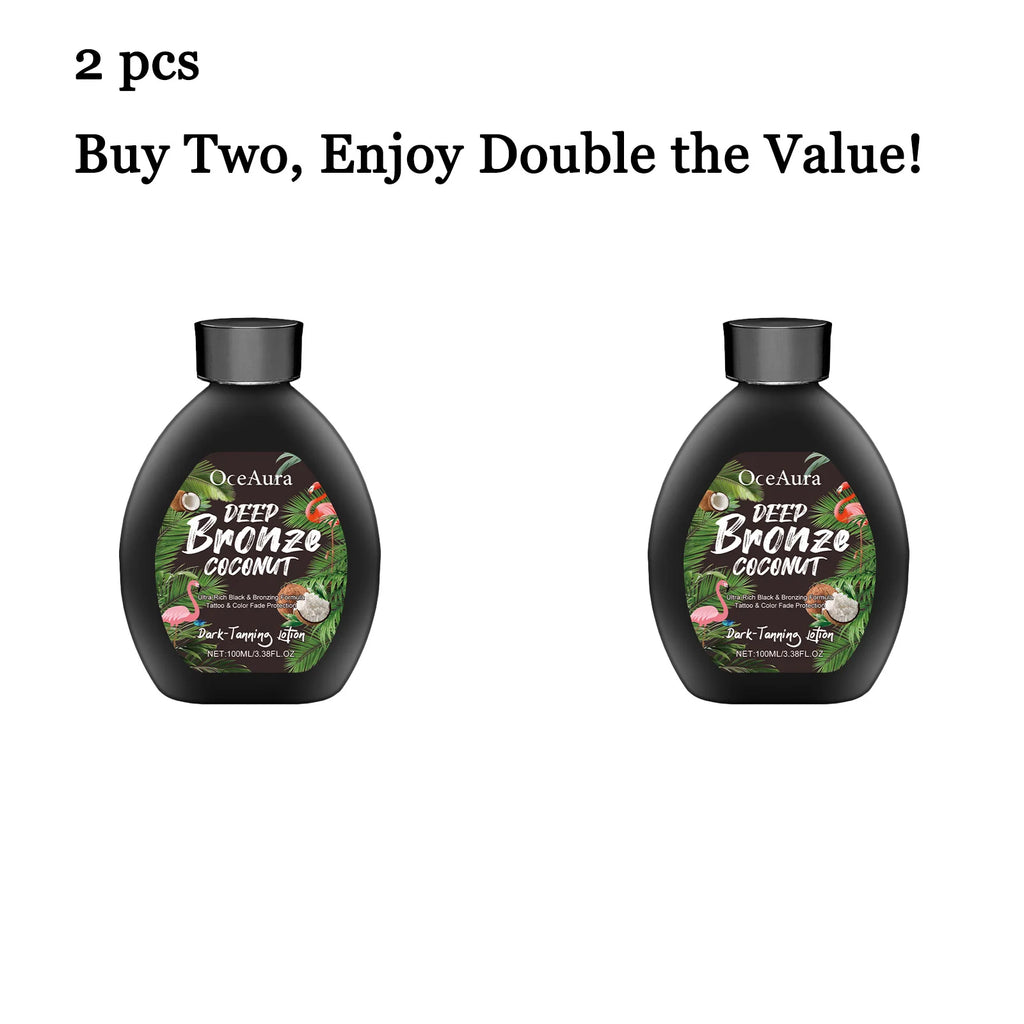 100ML Self Tanning Lotion Deep Moisturizing Non-greasy Improve Healthy Tone Bronzer Wheat Skin Sunless Tanning Cream for Summer