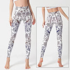 Cloud Hide Yoga Pants Long Sports Leggings Women Fitness Tights Girls High Waist Running Workout Trouser Plus Size Tummy Control