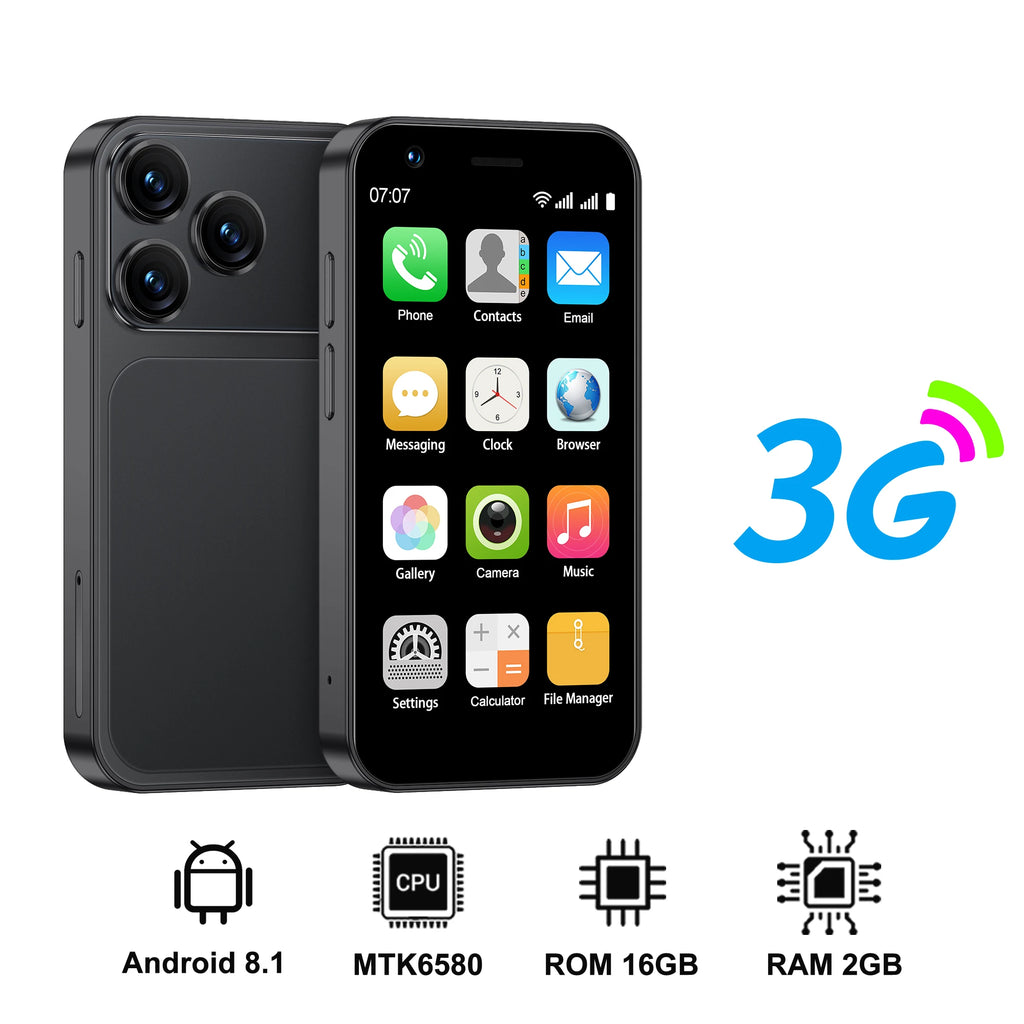 SERVO 18SE MINI 3G Pocket Smartphone Android System Google Play 16GB ROM 2MP Camera WiFi Super Small Smart Phones 2 SIM Standby