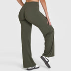 Flared Leggings Straight Leg Leggings Woman Wide-leg Pants Yoga Breathable Fitness Clothing Versatile Casual Pants