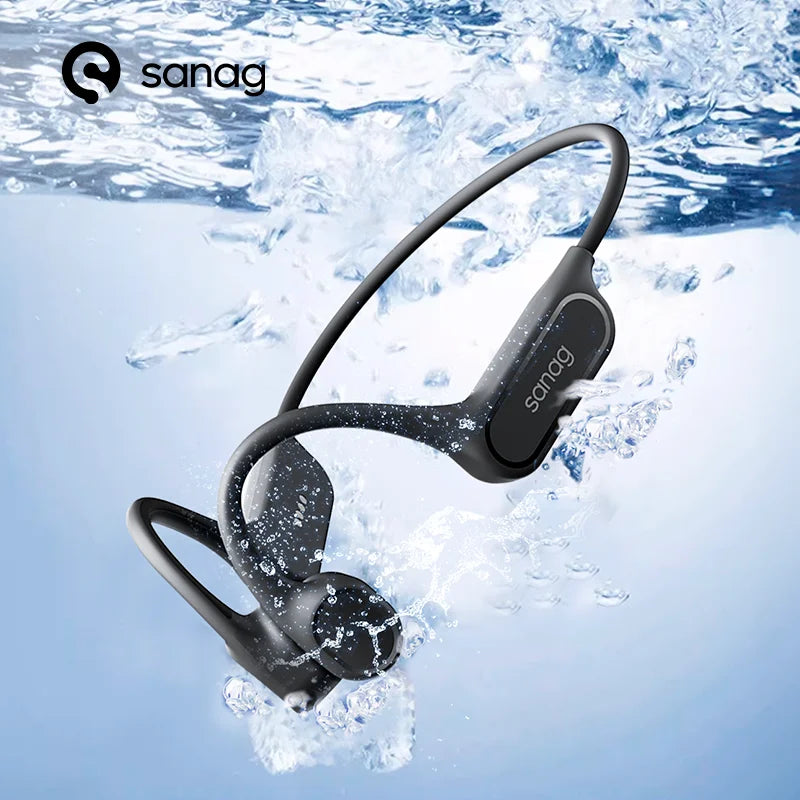 Sanag B33S Bone Conduction Bluetooth Earphones Open Ear IPX8 Swimming Headphones Choice 32GB Memory Wireless Headset MP3 Earbuds Main image