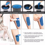 500ML Wax Heater Set For Body Hair Removal Unisex / Black And White Color Electric Display Screen Wax Heater / 200g Wax Beans