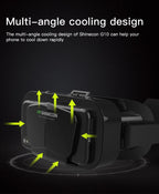VR Glasses 3D Virtual Reality Headset Devices Helmet Lenses Goggles Smart For Smartphones Phone Cell Mobile Game Viar Viewer Set
