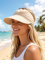 Beach Sunshade Hat Sun Protection Hat Tanning Sunscreen Outdoor Surfing Sports Swimming Cap 2026 New