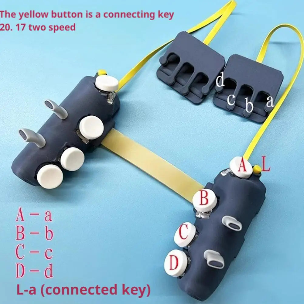 DIY 3D Tablet Game Controller Tablet Game Handle, 8/6/4 Buttons, Pulse Continuous Shooting, For PUBG Gamepad For Ipad Nubia W8E0