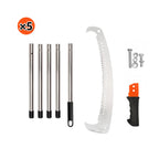 Extended double-hook aerial saw, multi-functional garden pruning saw, telescopic fruit tree pruning saw, garden pruning tool