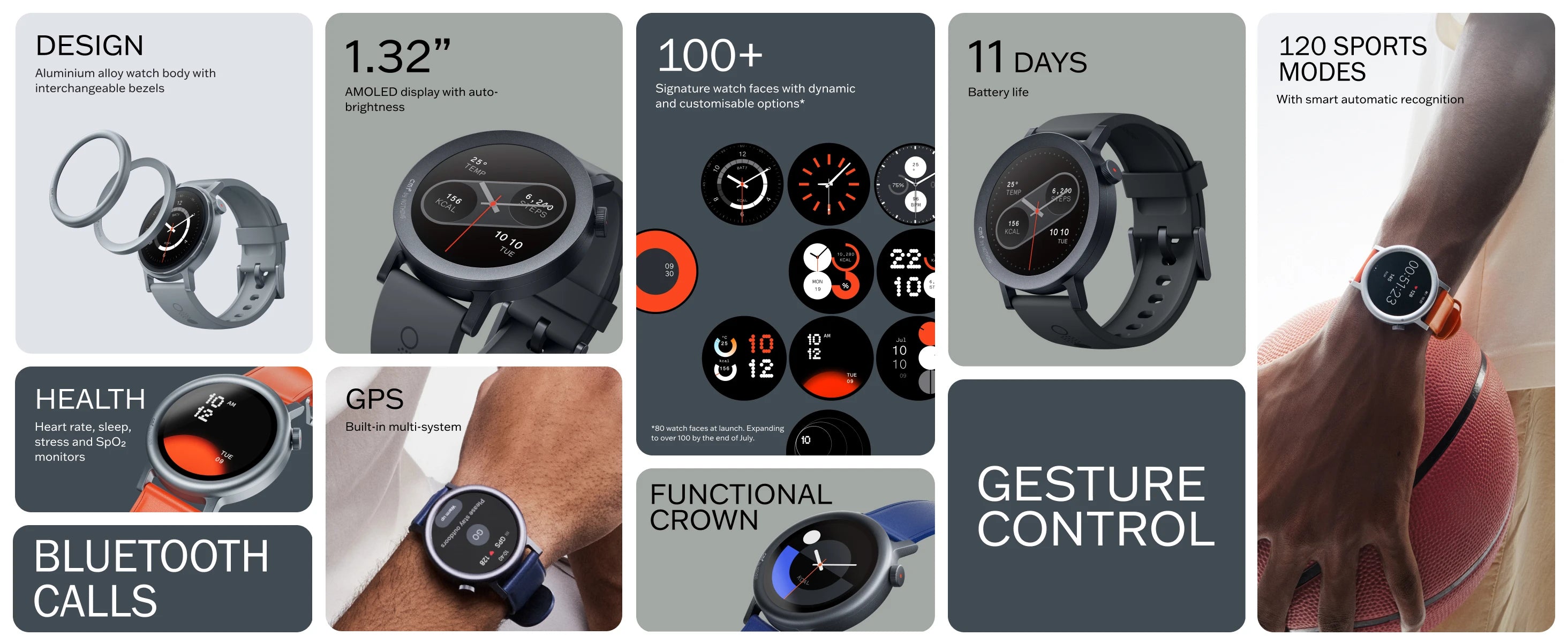 CMF by Nothing Watch Pro 2 1.32" AMOLED Display Bluetooth Calls w/ AI Noise Reduction