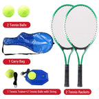Kids Tennis Rackets with Tennis Ball Tennis Trainer for Children Beginners Light Weight Tennis Racquet