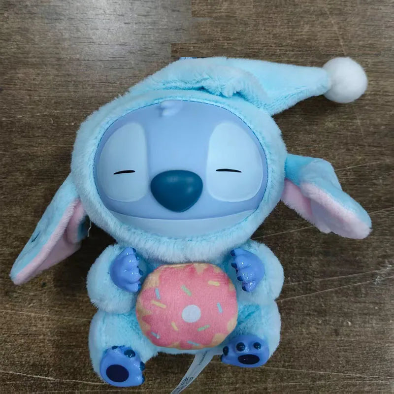 2025 Sales Stitch Blind Box Bag Eat Some Thing Before Sleep Series Vinyl Pendant Cute Doll MysteryBox Fluffy Doll Surprise Gift