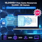 3760+ 3D/AAA Games for PS4/PS3/PS2/Switch/WII/WIIU/N64/DC Etc Portable 500GB Launchbox External Gaming Hard Drive for Windows PC