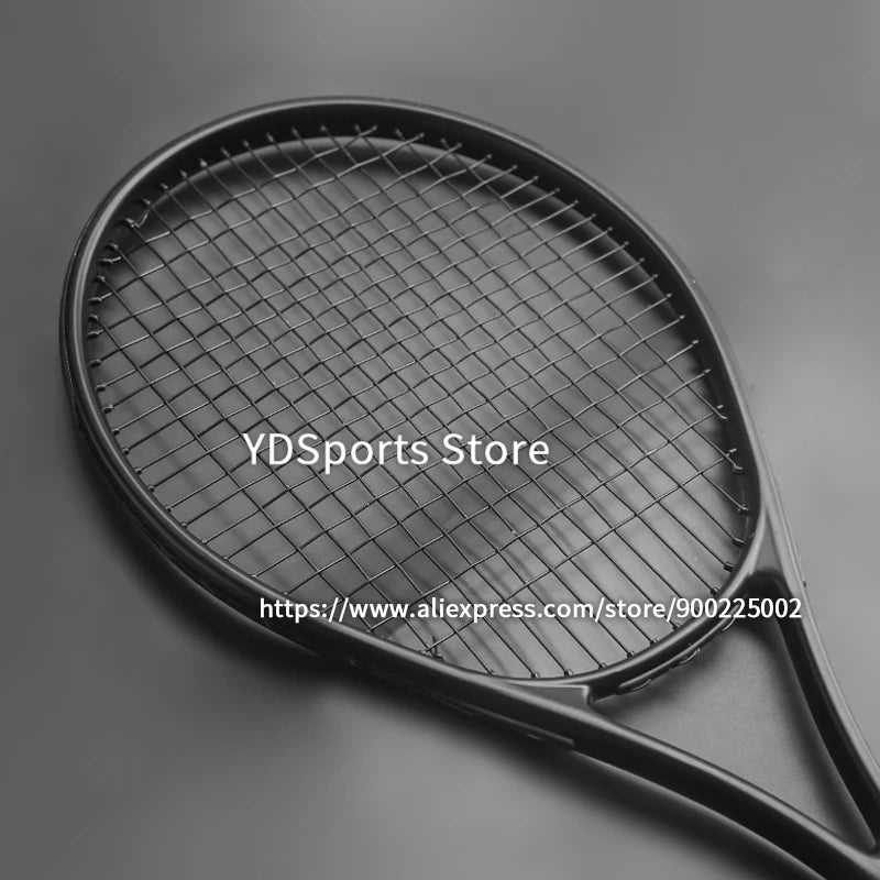 1pcs 27inch Technical Type Tennis Rackets Strung Carbon Aluminum Alloy Recreational Racquet Shockproof With Carry Bag For Adult Main image
