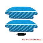 Accessories For Proscenic M6 Pro Robot Vacuum Cleaner Part Main Side Brush Hepa Filter Mop Cloth Pad Replacement Spare Parts