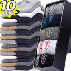 5Pairs Bamboo Fiber Summer Spring Men Socks Breathable Cotton Sports Sock Breathable Deodorant Business Socks Plus Size 39-45