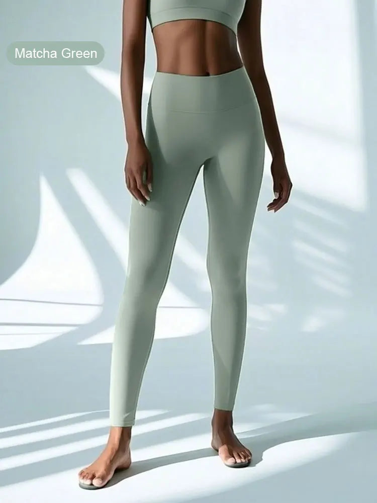Summer Sale High-Waist Yoga Pants - 4-Way Stretch Quick-Dry Leggings for Running Cycling Gym Workout