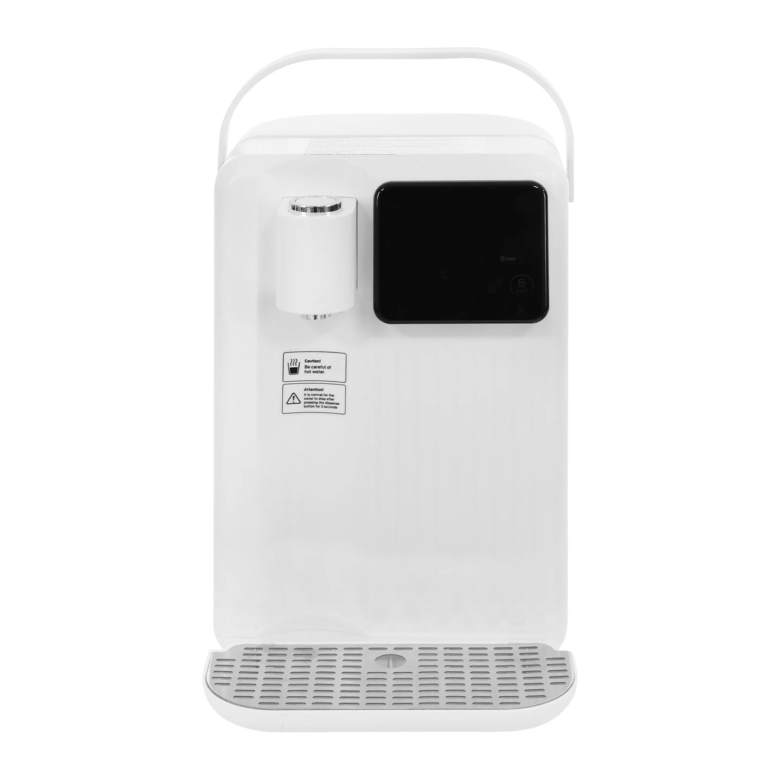 3L White Instant Hot Water Dispenser with LED Display 19*24*29.5cm Fast Heating Water Dispenser Office Desktop Water Dispenser