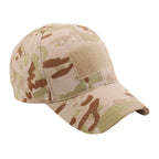 Tactical Camo Baseball Cap Adjustable Military Hat Special Forces Style Baseball Cap Outdoor Sun Protection Camouflage Hat