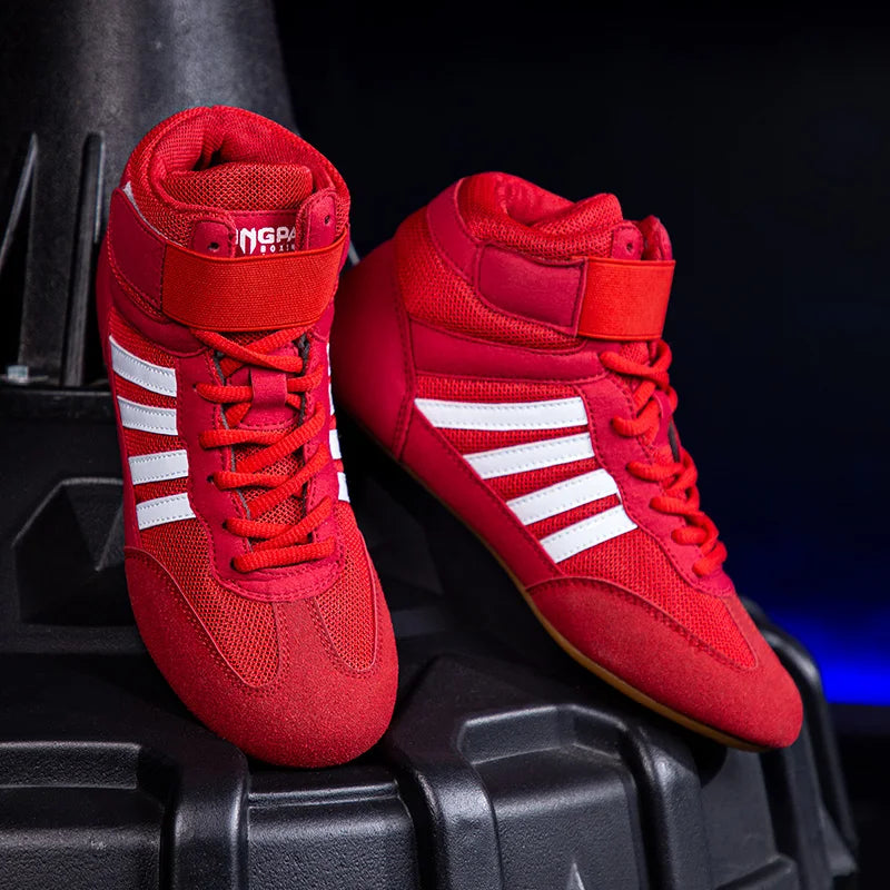 Professional Men Women Wrestling Boots 5 colors Boxing Shoes Couples Anti-Slippery Sneakers Mens Breathable Wrestling Boots