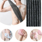 New Japanese Gentle Bath Rubbing Washcloth Nylon Bath Towel Back Exfoliating Scrub Shower Brush Sponge Body Bathroom Accessories