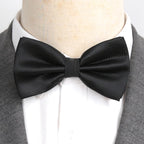 1PCS Bow Ties Butterfly Party Wedding Men Tie Black Adjustable Bowknot Bowtie Classic Butterfly Adult Accessories Business Gift