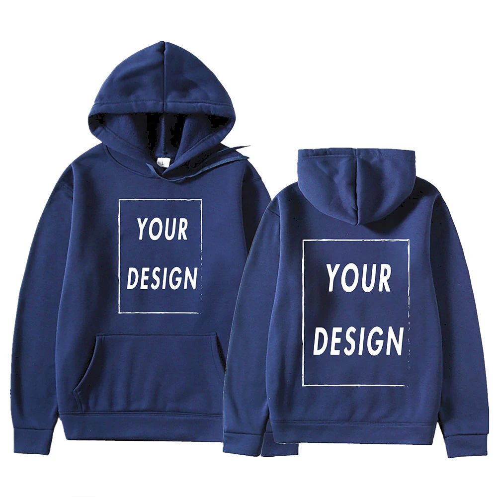 Your Own Design Brand Logo/Picture Personalized Custom Anywhere Men Women DIY Hoodies Sweatshirt Casual Hoody Fashion New Main image