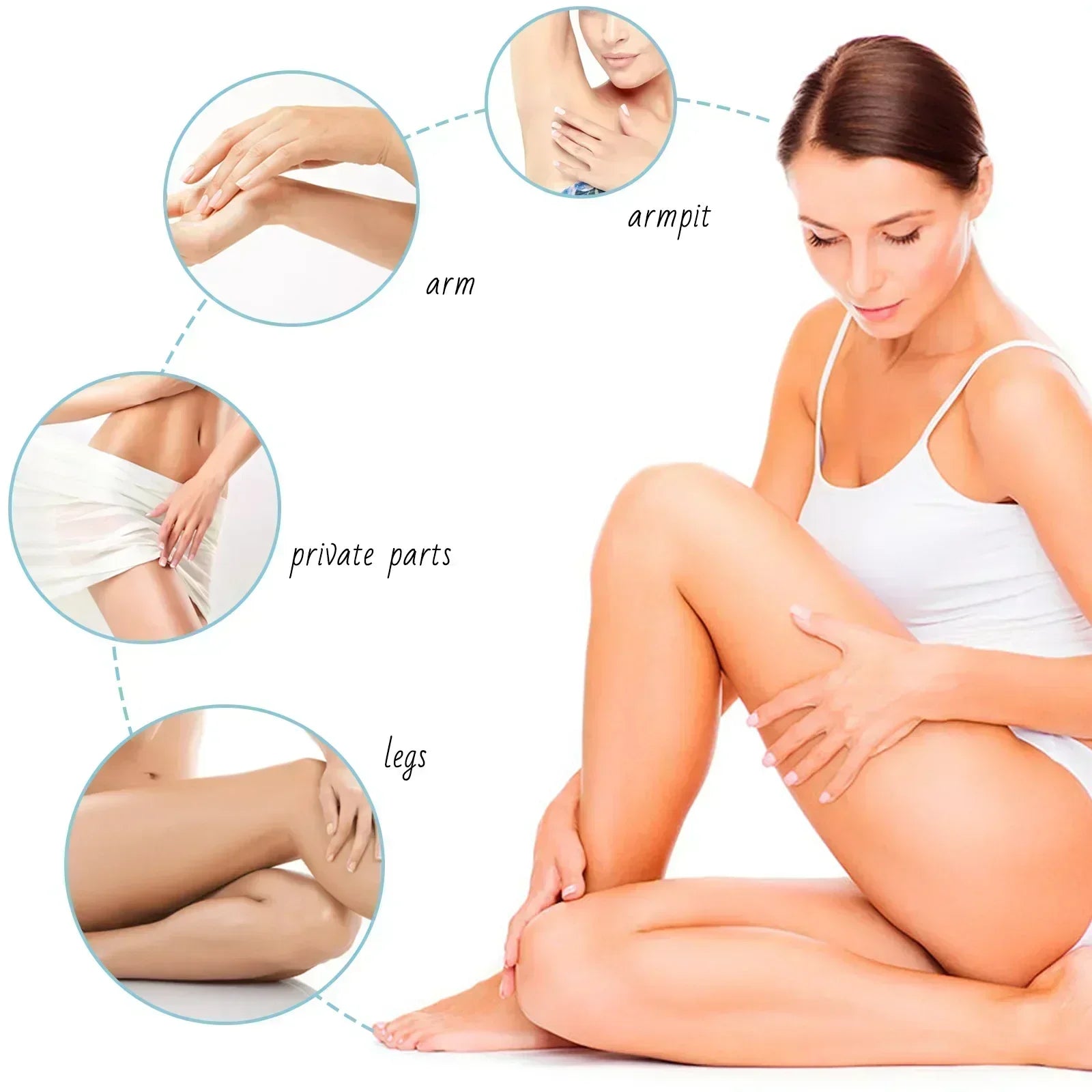 Permanent Hair Removal Spray Dissolves Hair Instantly Sprays On Effortlessly Gentle on Skin Pain-Free Long-Lasting Results