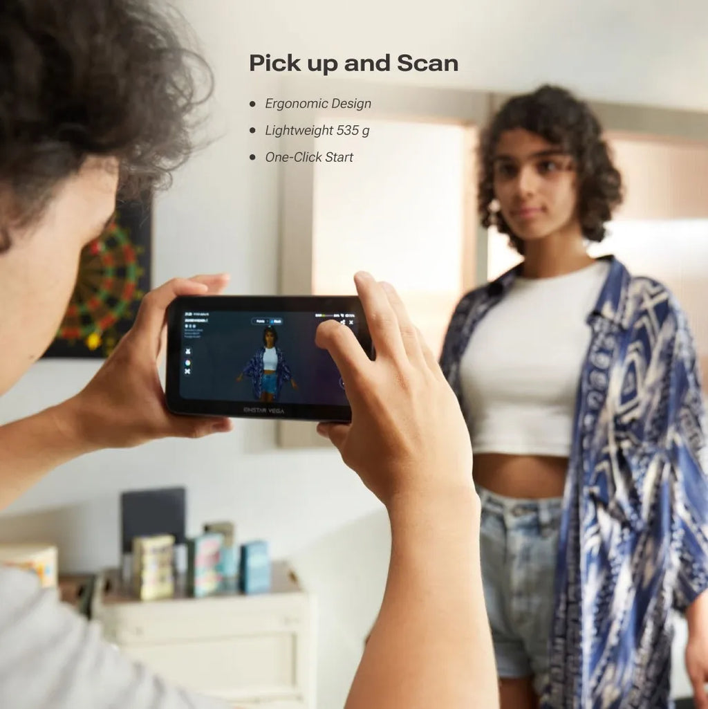 (Send Free 500 6-10nm Markers）Shining Einstar Vega 3D Scanner High-Precision 3D Fast ersatile Outdoor-Ready 3D Scanner
