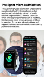 2025 New For XIAOM1 ECG+PPG Blood Fat Uric Acid Health Smartwatch Men Women Heart Rate Blood Pressure Bluetooth Call Smart Watch