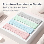 Mini Silicone Resistance Bands Set Small Stretch Exercise Loop Bands Fitness Yoga Training Equipment for Home Gym