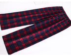 Men's Home Suits Long-sleeved Trousers Suits for Autumn and Winter Pijamas for Men Flannel Plaid Design Pajamas for Men