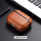 For Airpods Pro 3 Case Leather Business Earphone Case Headset Shell Headphone Cover For Apple AirPod 4 3 Pro 2nd Gen USB C Funda