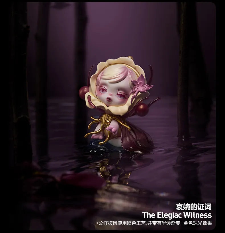 POP MART SKULLPANDA Petals In Four Acts Series Mystery Box Genuine Blind Box Guess Toys Bag Ornament Figurine Home Decor Desktop