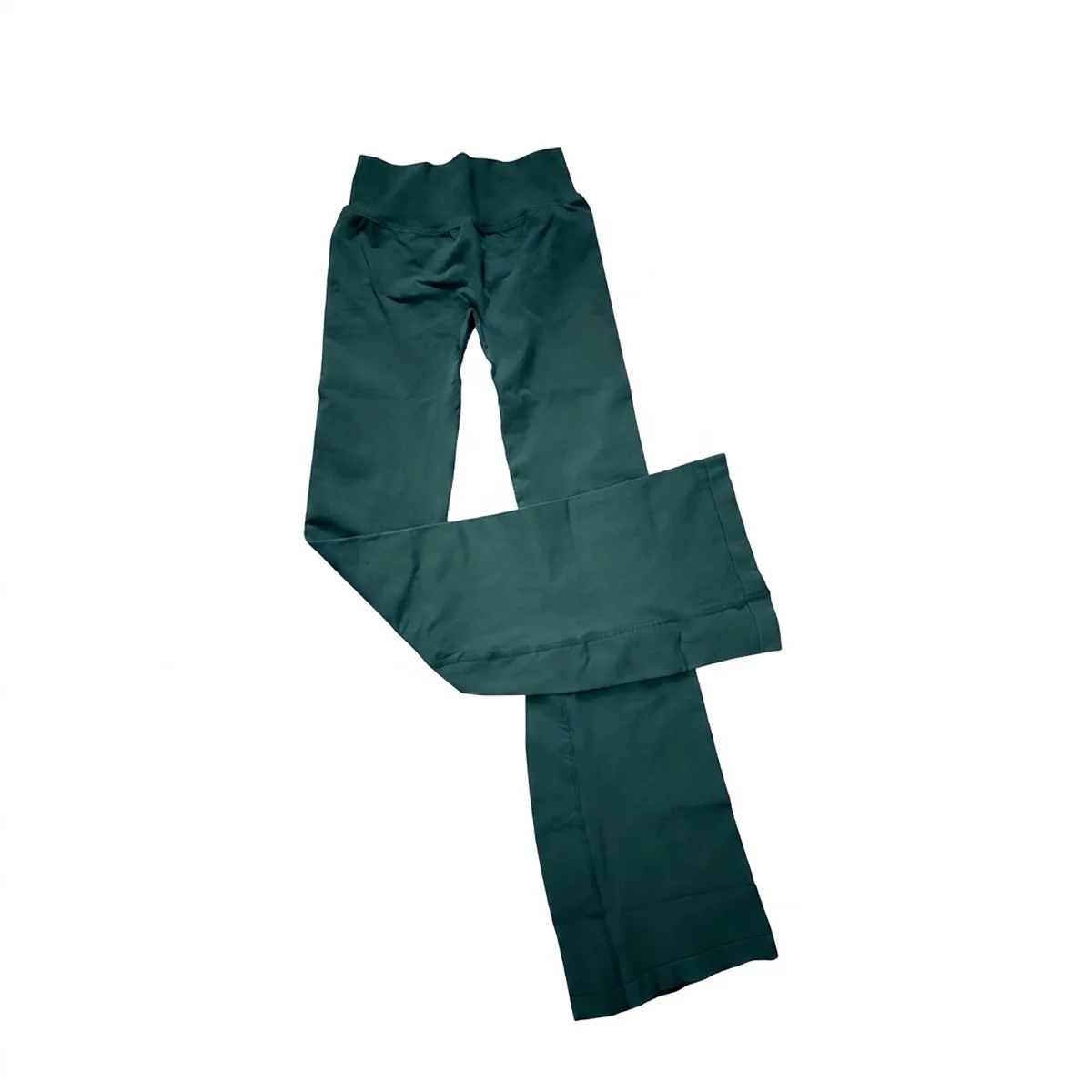 Flares Legggings Seamless Mid To Low Waistband Glute Contouring Wide Leg Pants Scrunch Booty Fitness Yoga Gym Flared Leggings