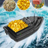 D16 Fishing Bait Boat with Single Bait Containers Automatic Bait Boat with Remote Control with 400-500M Remote Range 12000mAh