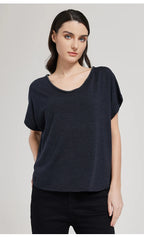 BC1095 Luxury Women's Clothing Silk Woolen Ladies Clothes loose Merino Wool Vest Sweaters For Woman