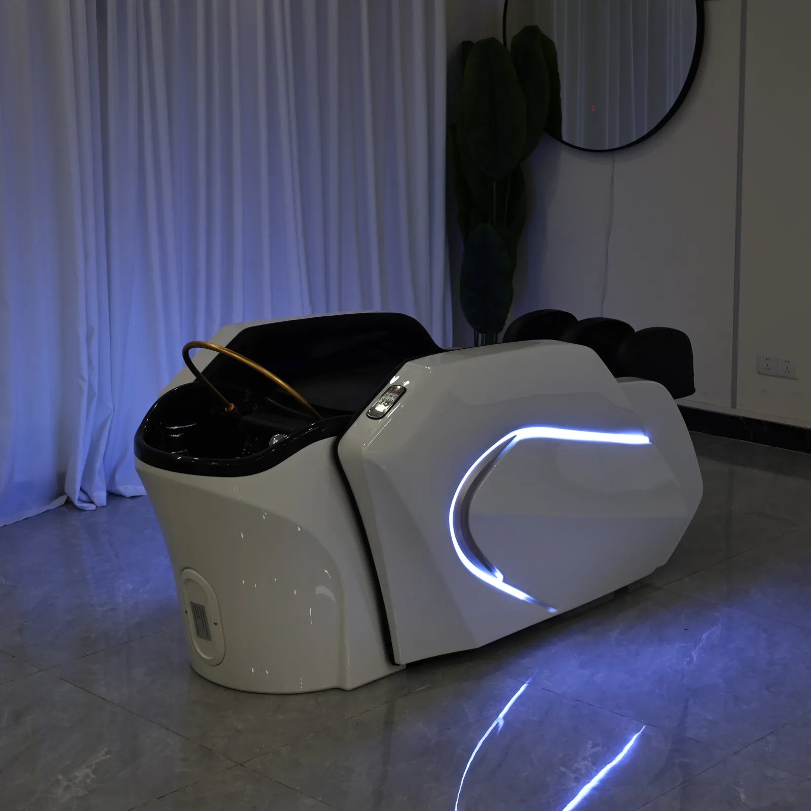 Beauty Salon Hair Washing Chair Electric Massage Table Head Spa Shampoo Bed Equipment Furniture Silla De Salon De Belleza