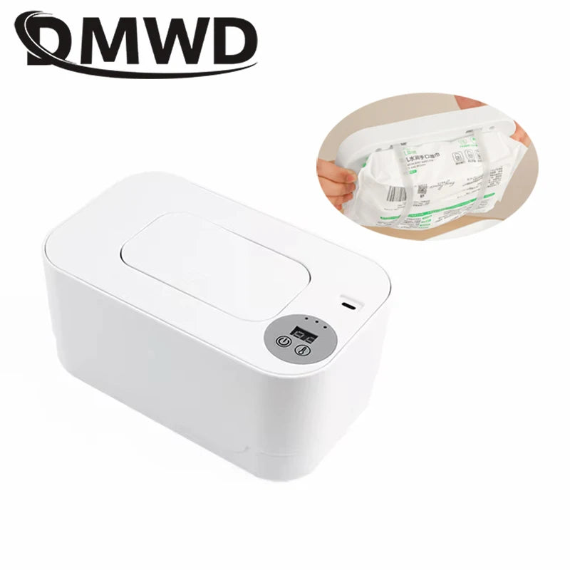 Baby Wipes Heater Wet Towel Dispenser Thermostat Warmer Tissue Paper Case Napkin Electric Heating Insulation Storage Box Holder Main image