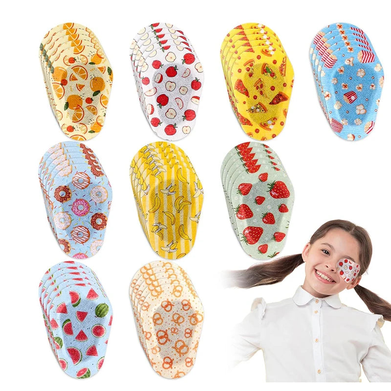 5 PCS Protect Eyesight For Kids Vision Care Hot New Amblyopia Eye Patch Adhesive Eye Patches Medical Sterile Eye Pad