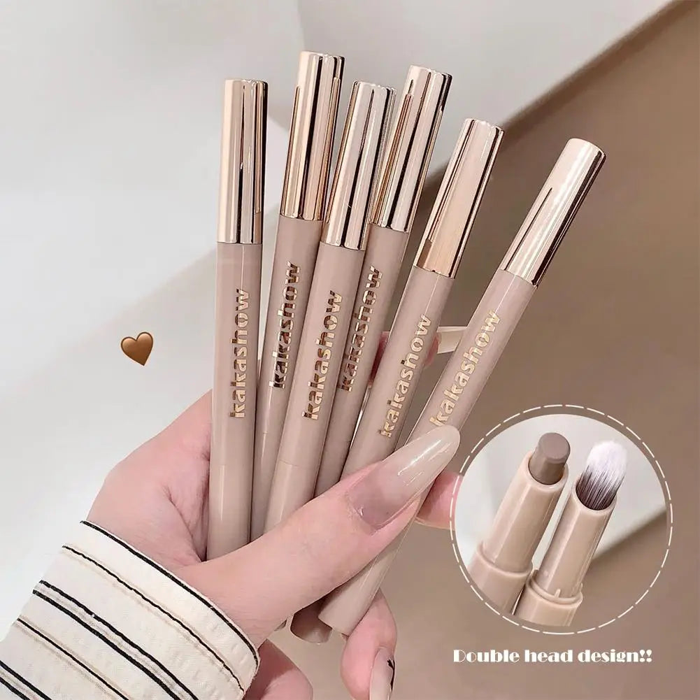 2026 New Nose Shadow Contour Pen With Sumdge Brush Naturally 3D And Brightening Contouring Stick Cream-Textured Nose Shadow Pen Secondary image